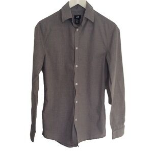 Men’s Grey Dress Shirt H&M